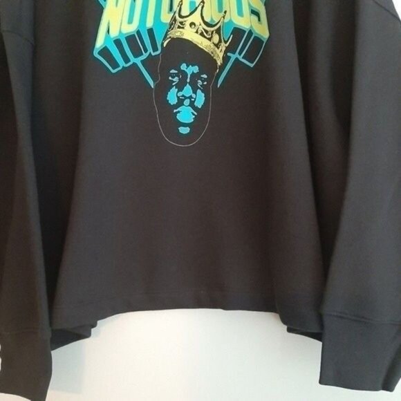 Brooklyn Notorious | Crewneck Comfy Sweatshirt Pullover Top Black Sz XXL / 2X - Picture 7 of 13